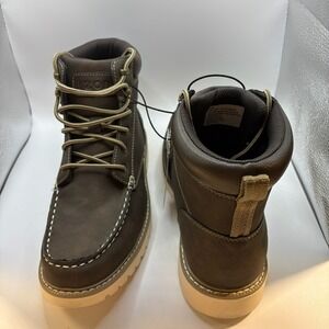 IZOD Miles Moc Toe Boots Mens 10 Brown NEW
